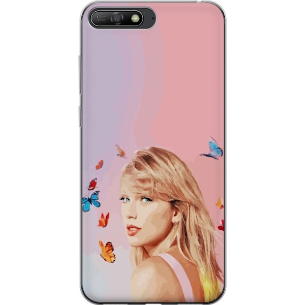 Huawei Y6 (2018) Gjennomsiktig deksel Taylor Swift Sommerfugle