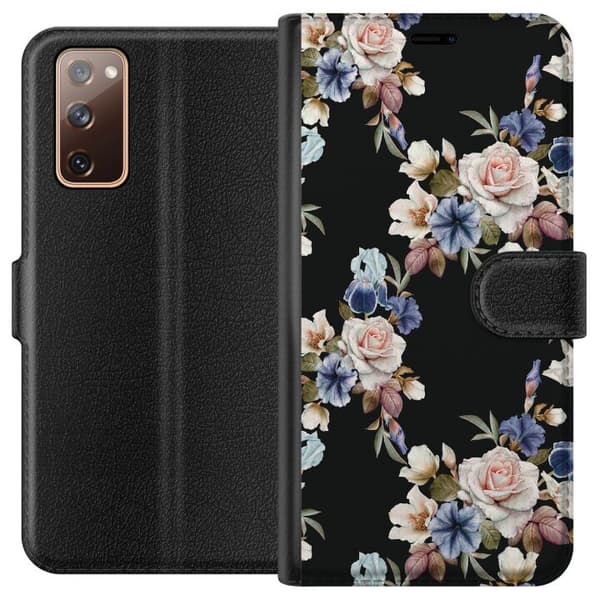 Kompatibelt Lommeboketui til Samsung Galaxy S20 FE Blomster