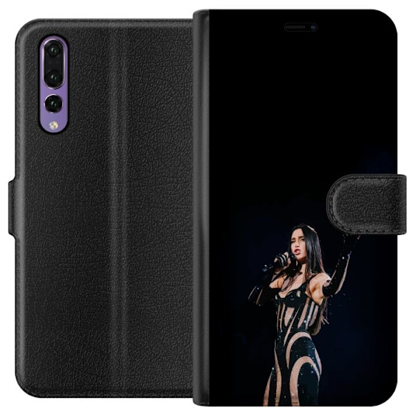 Huawei P20 Pro Lompakkokotelo Dua Lipa – Pop Star Aesthetic