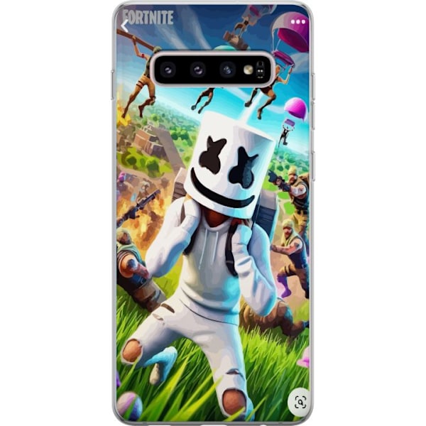 Samsung Galaxy S10+ Genomskinligt Skal Fortnite