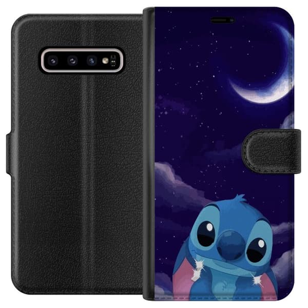 Kompatibelt Lommeboketui til Samsung Galaxy S10+ Stitch
