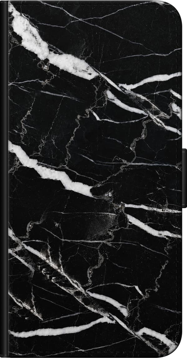 Kompatibel Tegnebogsetui til Sony Xperia 5 II Sort marmorgrafik sort