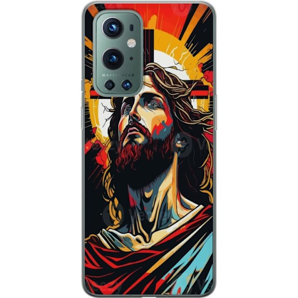 OnePlus 9 Pro Läpinäkyvä kuori Jeesus ja Kortti - uskonnoll