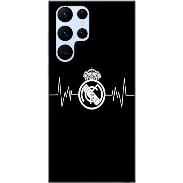 Samsung Galaxy S22 Ultra 5G Gennemsigtig cover Real Madrid CF