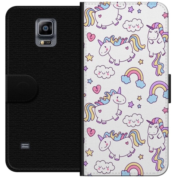 Samsung Galaxy Note 4 Plånboksfodral Unicorn Pattern