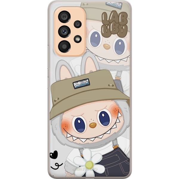 Samsung Galaxy A53 5G Gennemsigtig cover Labubu Minimal Mood -