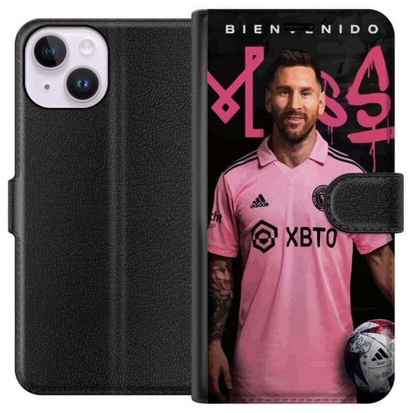 Kompatibel Tegnebogsetui til Apple iPhone 14 Lionel Messi