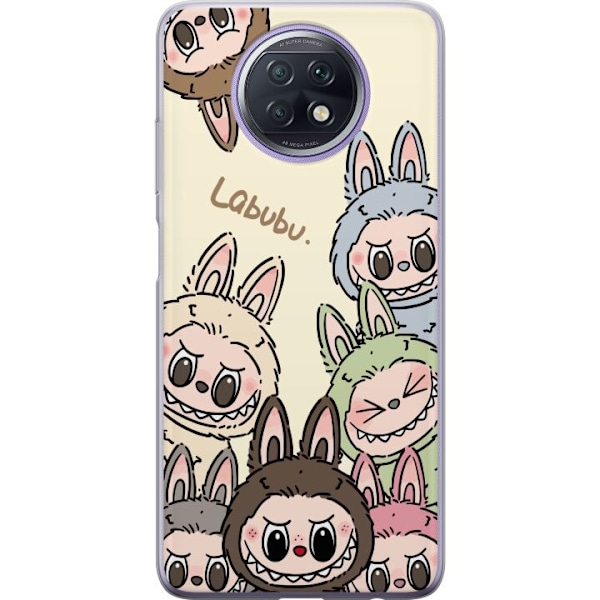 Xiaomi Redmi Note 9T Gennemsigtig cover Labubu Pastel Collecti