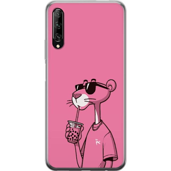 Huawei P smart Pro 2019 Läpinäkyvä kuori Pink Panteri Juoma