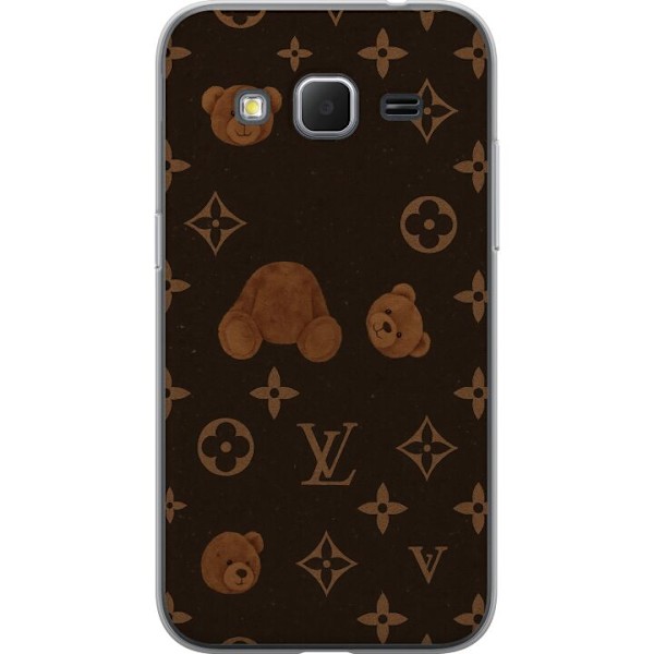 Samsung Galaxy Core Prime Läpinäkyvä kuori Plush Luxe