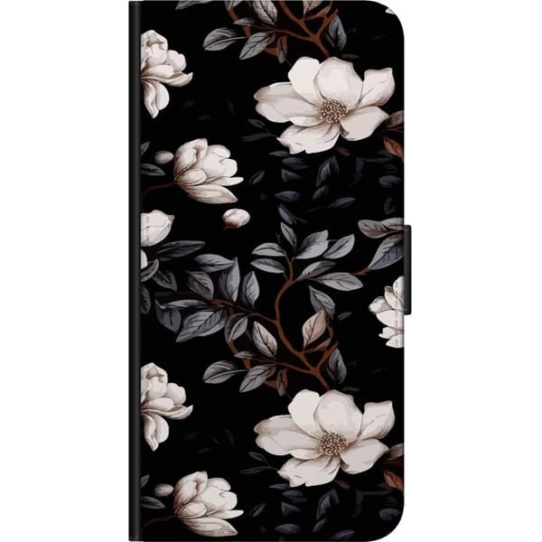 Kompatibel Tegnebogsetui til Samsung Galaxy A03s Blomster
