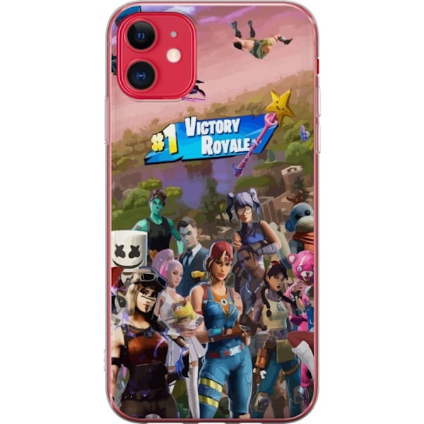 Apple iPhone 11 Läpinäkyvä kuori Fortnite