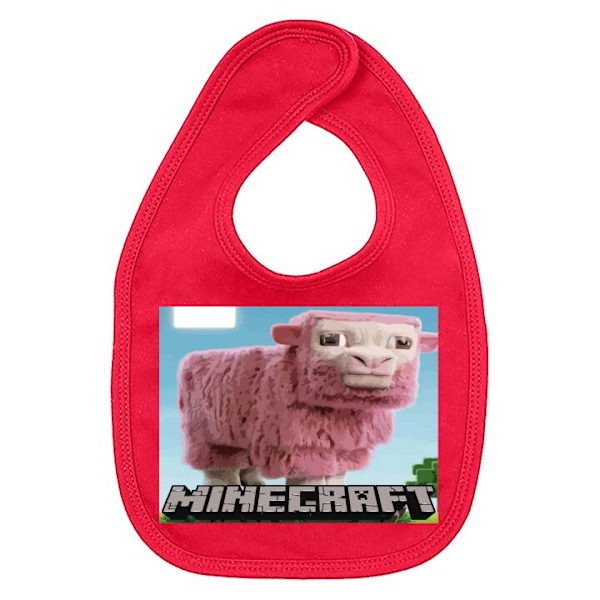 Vauvan Ruokalappu A Minecraft Movie Punainen one size