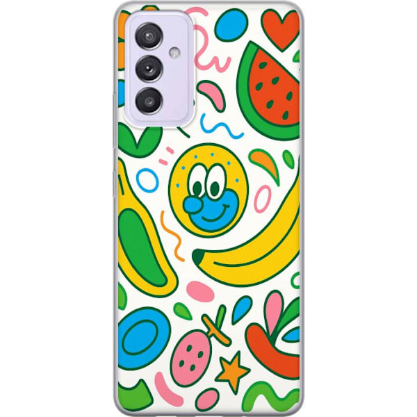 Samsung Galaxy A82 5G Gjennomsiktig deksel Sommerfuglslør