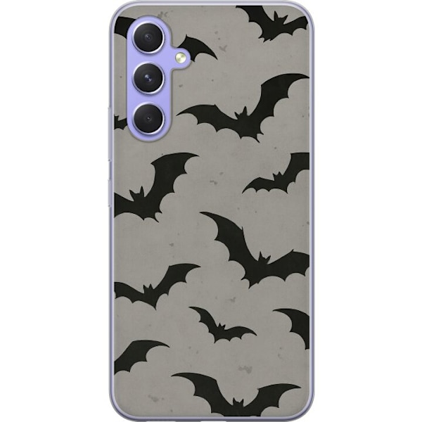 Samsung Galaxy A54 Läpinäkyvä kuori Flutterprint