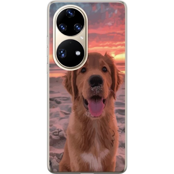 Huawei P50 Pro Gennemsigtig cover Hund