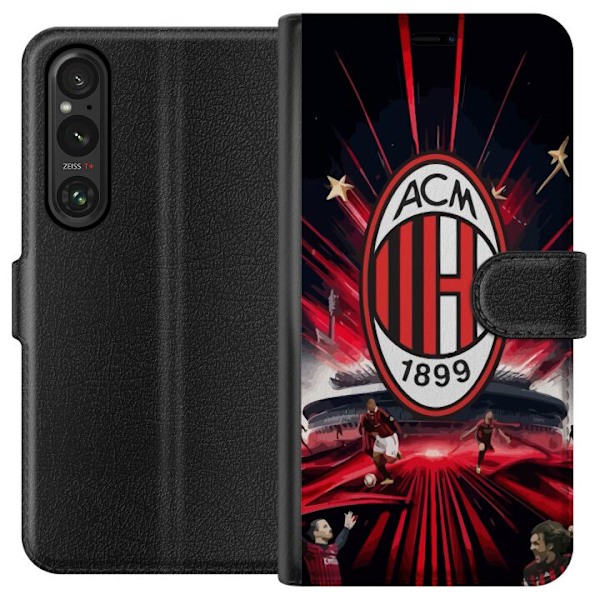 Sony Xperia 1 V Plånboksfodral AC Milan