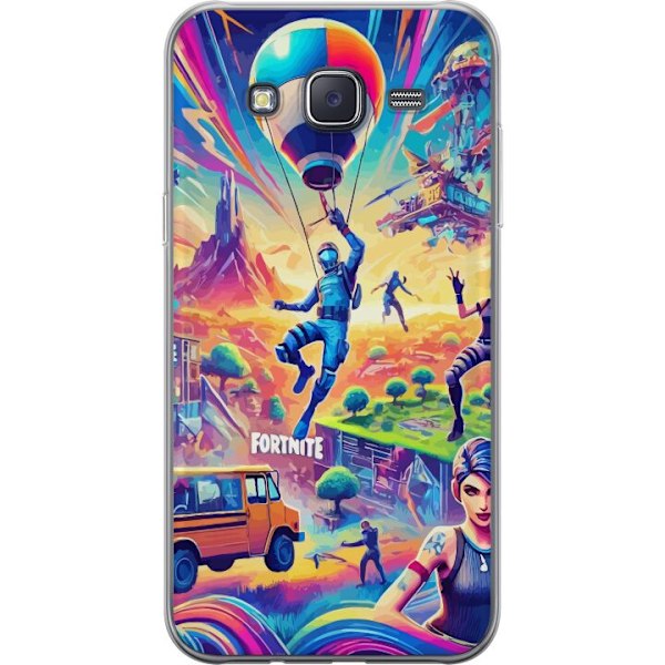 Samsung Galaxy J5 Genomskinligt Skal Fortnite vs Minecraft