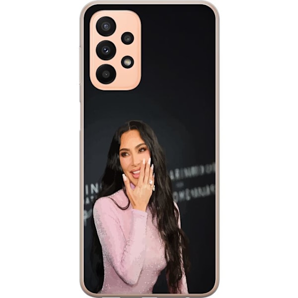 Samsung Galaxy A23 Läpinäkyvä kuori Kim Kardashian – Trending Outfits 2025