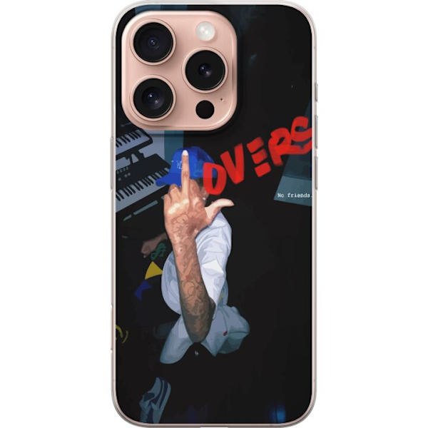 Apple iPhone 16 Pro Genomskinligt Skal Lovers Mystical Romance Kärlek Mystik Design Romantiskt Motiv Populärt Grafiskt Mönster Fashion Stil