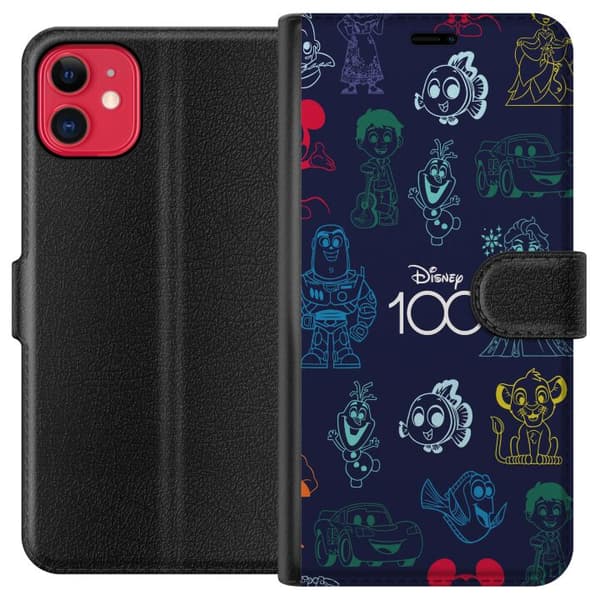 Kompatibel Tegnebogsetui til Apple iPhone 11 Disney 100
