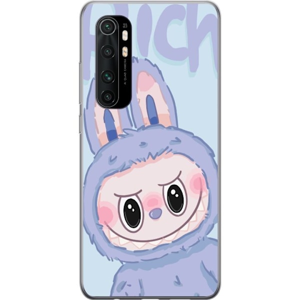 Xiaomi Mi Note 10 Lite Gennemsigtig cover Blå Kanin Labubu