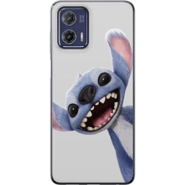 Motorola Moto G73 Läpinäkyvä kuori Stitch liikkeessä - Kaw