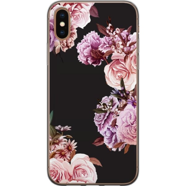Apple iPhone XS Cover / Mobilcover - Blomster