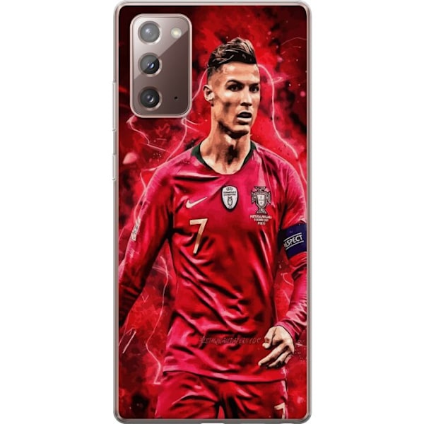 Samsung Galaxy Note20 Läpinäkyvä kuori Ronaldon Taidot - CR