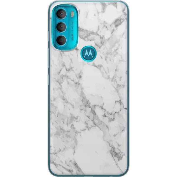 Motorola Moto G71 5G Gennemsigtig cover Marmor