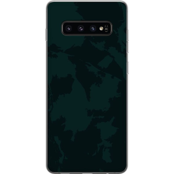 Samsung Galaxy S10 Gennemsigtig cover Grønt