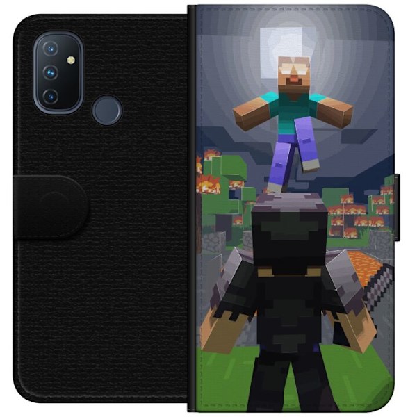 OnePlus Nord N100 Tegnebogsetui Minecraft