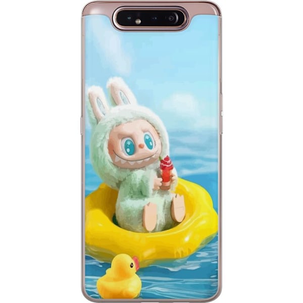 Samsung Galaxy A80 Gjennomsiktig deksel Labubu Macaron-serien