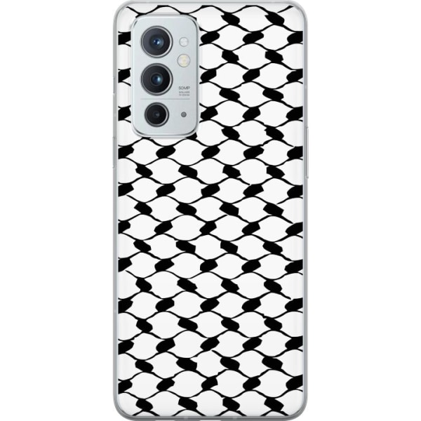OnePlus 9RT 5G Gennemsigtig cover Keffiyeh mønster