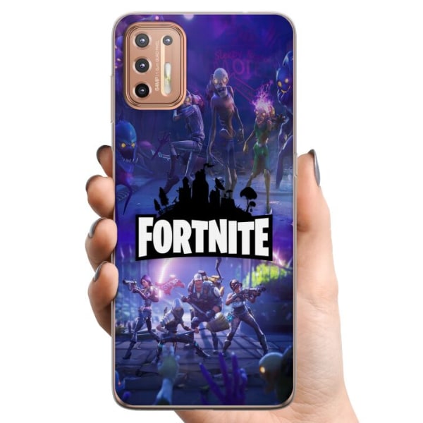 Motorola Moto G9 Plus TPU Matkapuhelimen kuori Fortnite