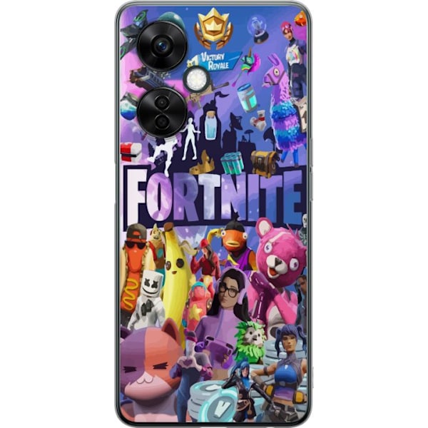 OnePlus Nord CE 3 Lite Gennemsigtig cover Fortnite Skins Emote