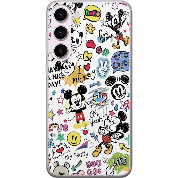 Samsung Galaxy S23+ Gennemsigtig cover Mickey Mouse