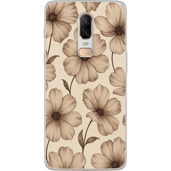 OnePlus 6 Läpinäkyvä kuori Pastel Rush