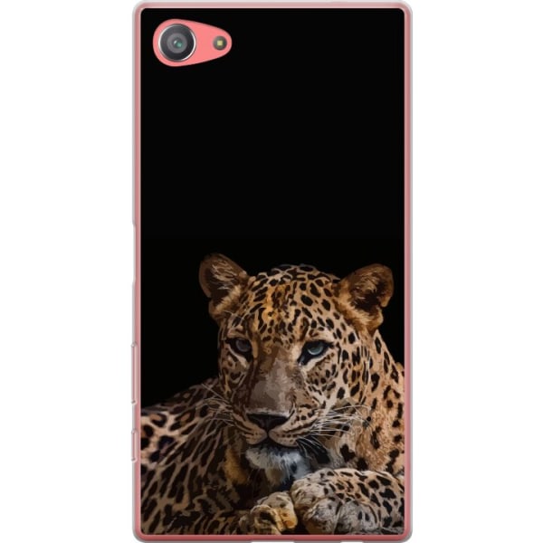 Sony Xperia Z5 Compact Gennemsigtig cover Leopard