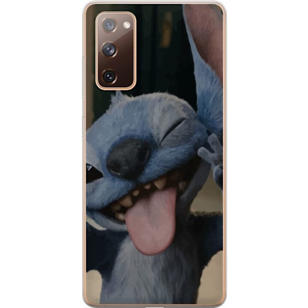 Samsung Galaxy S20 FE Gennemsigtig cover Stitch Sød Alien - Blå Favorit fra Ydre Rummet