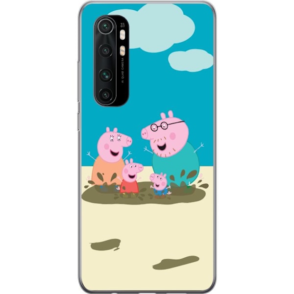 Xiaomi Mi Note 10 Lite Läpinäkyvä kuori Greta Possu Perhe Jori Mutapuro Lasten Kuva Sarja Suosittu Lasten Hahmo Ilo