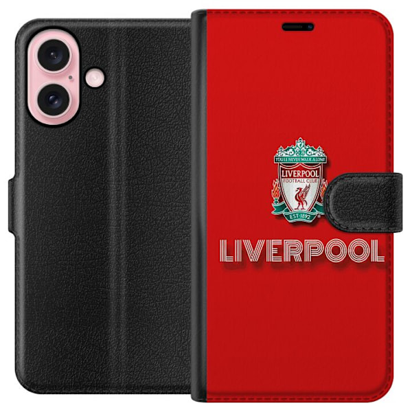 Apple iPhone 16 Lompakkokotelo Liverpool