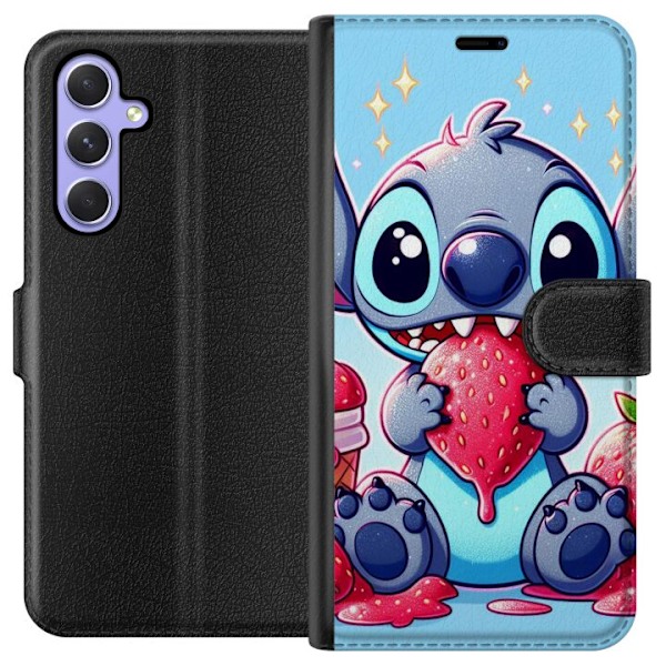 Samsung Galaxy A54 Tegnebogsetui Strawberry Stitch