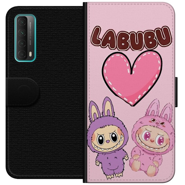 Huawei P smart 2021 Plånboksfodral Labubu Pink Monster