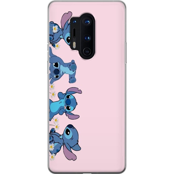 OnePlus 8 Pro Genomskinligt Skal Stitch Skratt & Bus – Perfe