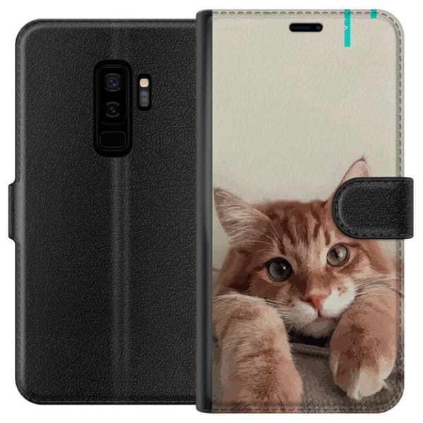 Kompatibel Tegnebogsetui til Samsung Galaxy S9+ Kat