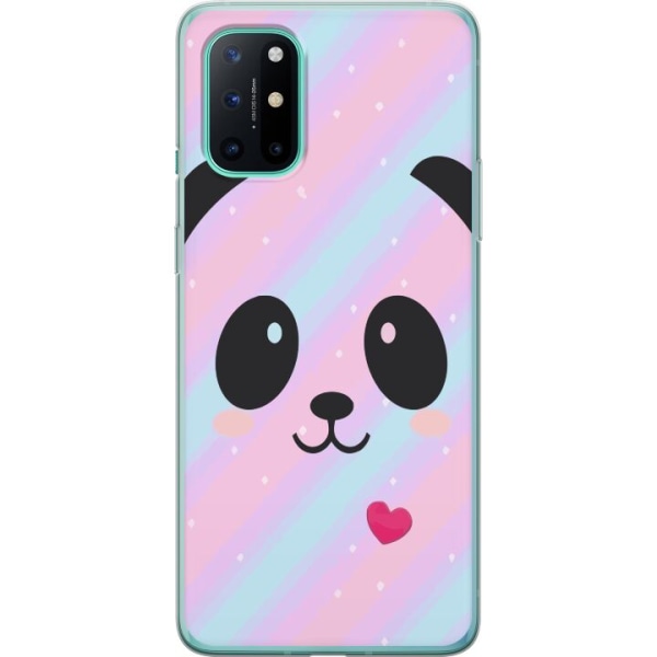 OnePlus 8T Gennemsigtig cover Regnbue Panda