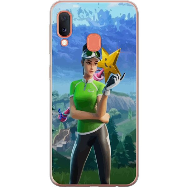 Samsung Galaxy A20e Läpinäkyvä kuori Fortnite