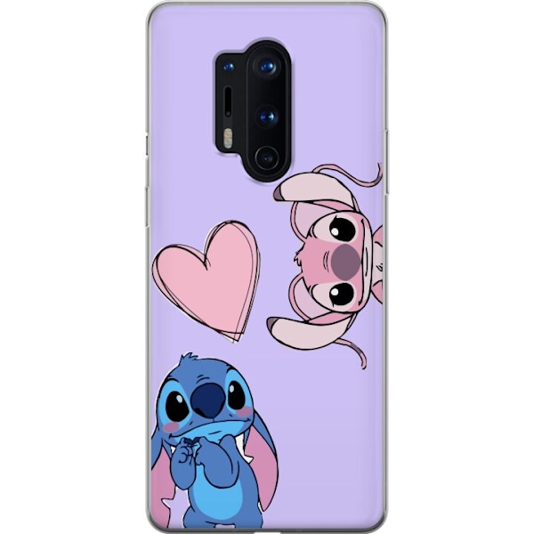 OnePlus 8 Pro Läpinäkyvä kuori Stitch Mode