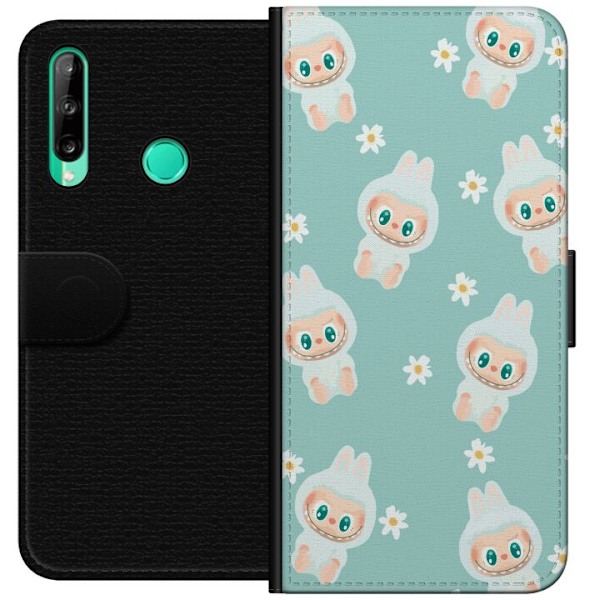 Huawei P40 lite E Tegnebogsetui Labubu Candy Vibes